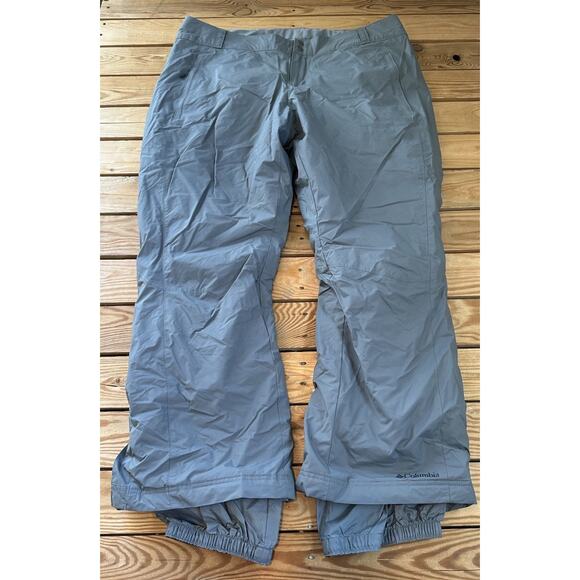 Columbia Insulated Snowboarding Ski Pants Size 2XL Men’s Gray Winter Waterproof - Picture 1 of 8